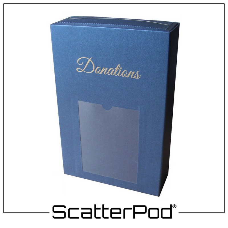 DonationPod™ Single-use Donations Container DonationPod™ Single-use Donations Container