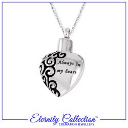 ECN01 Silver Always in my Heart Eternity Collection™ Necklace