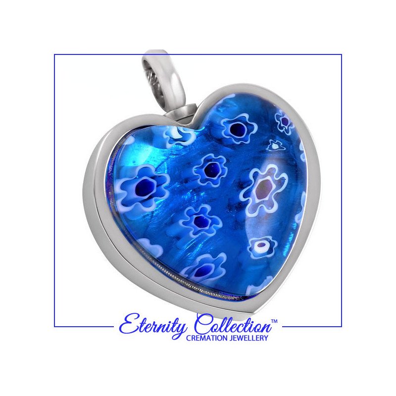 ECN03 Blue Flowers Eternity Collection™ Necklace