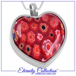 ECN04 Red Flowers Eternity Collection™ Necklace