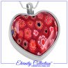 ECN04 Red Flowers Eternity Collection™ Necklace