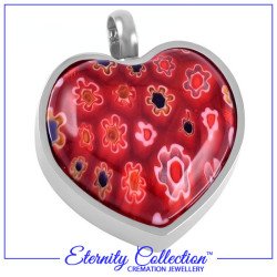 ECN04 Red Flowers Eternity Collection™ Necklace