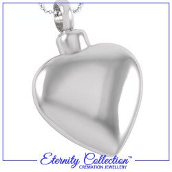 ECN05 Silver Heart Eternity Collection™ Necklace