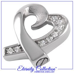 ECN08 Sparkling Heart Eternity Collection™ Necklace