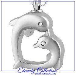 ECN17 Dolphin Heart Eternity Collection™ Necklace