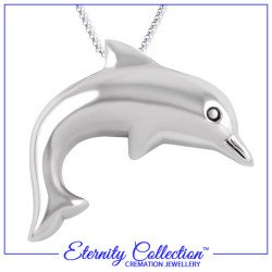 ECN20 Silver Dolphin Eternity Collection™ Necklace