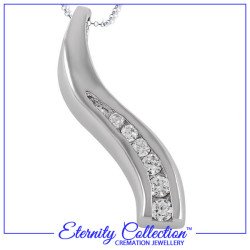 ECN22 Sparkling Curve Eternity Collection™ Necklace