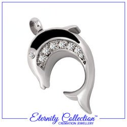 ECN24 Sparkling Dolphin Eternity Collection™ Necklace