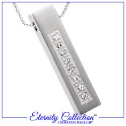 ECN27 Sparkling Bar Eternity Collection Necklace