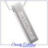ECN27 Sparkling Bar Eternity Collection Necklace