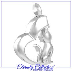 ECN29 Silver Cat Eternity Collection™ Necklace