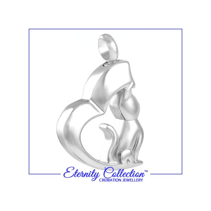 ECN29 Silver Cat Eternity Collection™ Necklace