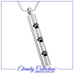 ECN33 Paw Print Drop Eternity Collection™ Necklace