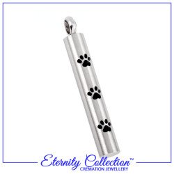 ECN33 Paw Print Drop Eternity Collection™ Necklace