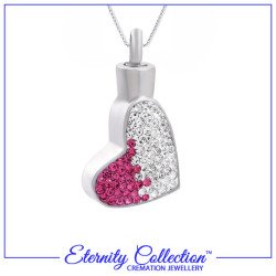 ECN38 Glitter Heart Eternity Collection™ Necklace