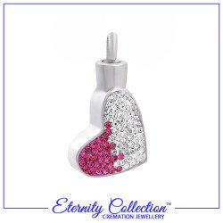 ECN38 Glitter Heart Eternity Collection™ Necklace
