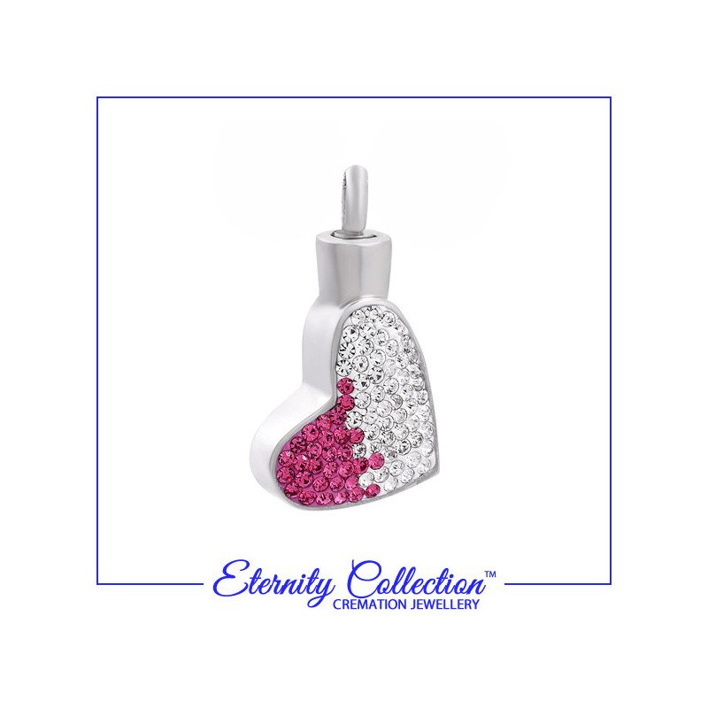 ECN38 Glitter Heart Eternity Collection™ Necklace