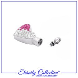 ECN38 Glitter Heart Eternity Collection™ Necklace
