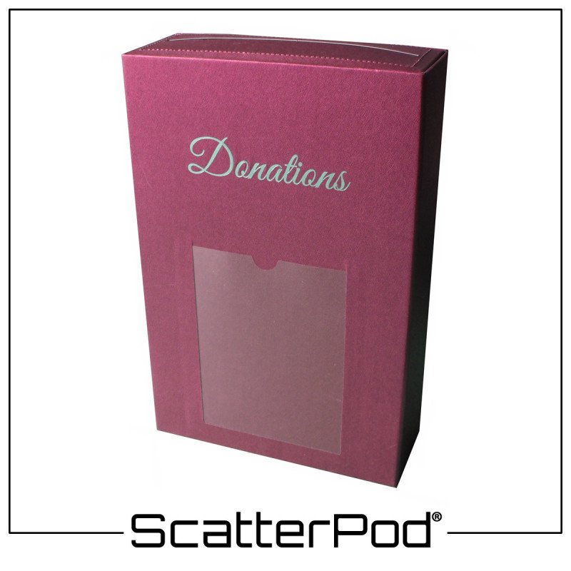 DonationPod™ Single-use Donations Container DonationPod™ Single-use Donations Container