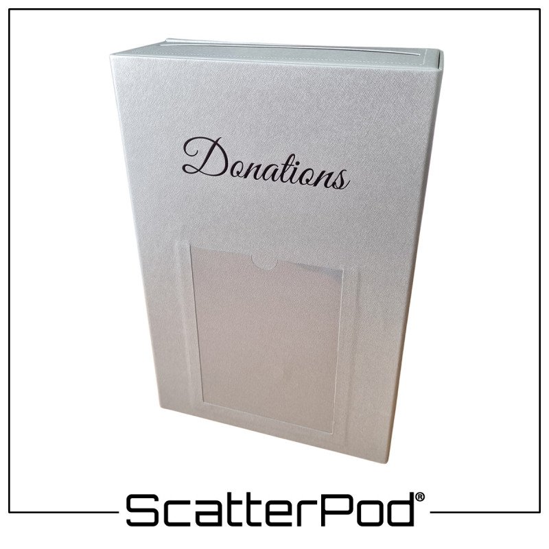 DonationPod™ Single-use Donations Container DonationPod™ Single-use Donations Container