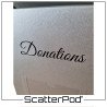 DonationPod™ Single-use Donations Container